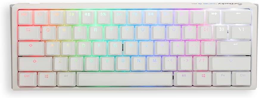 Ducky One 3 Classic Pure White Mini 60% Red Switch KB Ducky One 3 Classic Pure White Mini 60% Red Switch KB
